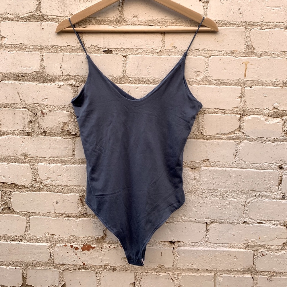 Blue bodysuit
